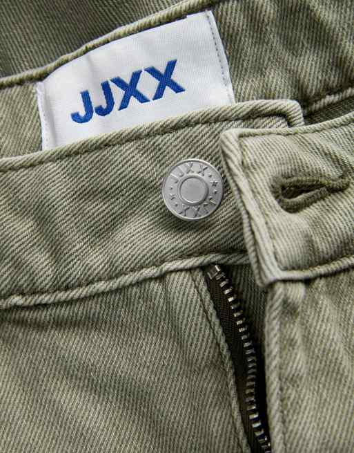 JJXX - Pantalones cortos vaqueros verde oliva empolvado, 5 de 7