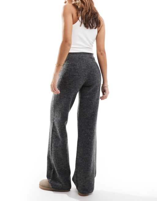 JJXX - Pantaloni in maglia soffice grigi, 2 di 5