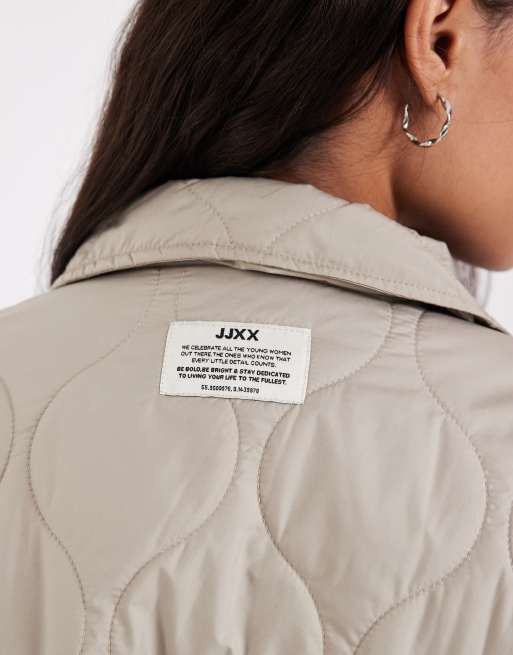 JJXX – Pikowana kurtka w kolorze khaki, 3 z 4