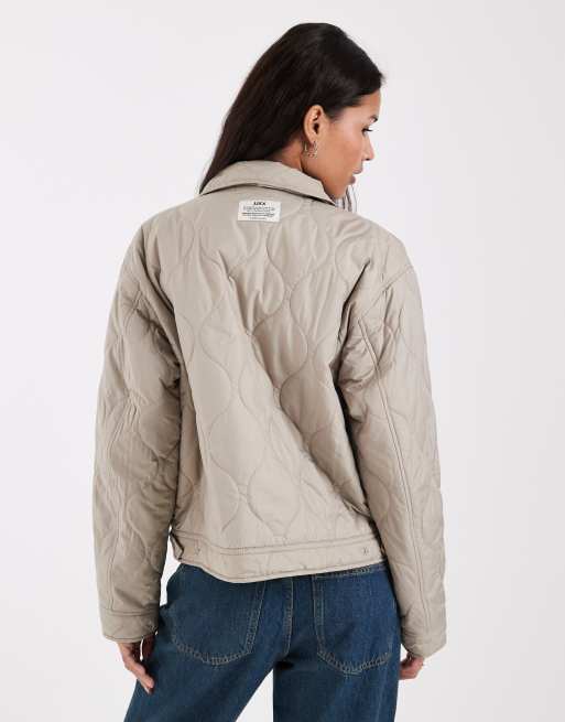 JJXX – Pikowana kurtka w kolorze khaki, 4 z 4