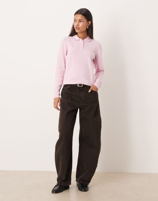 JJXX - Polotop met lange mouwen in lichtroze, 2 van 4