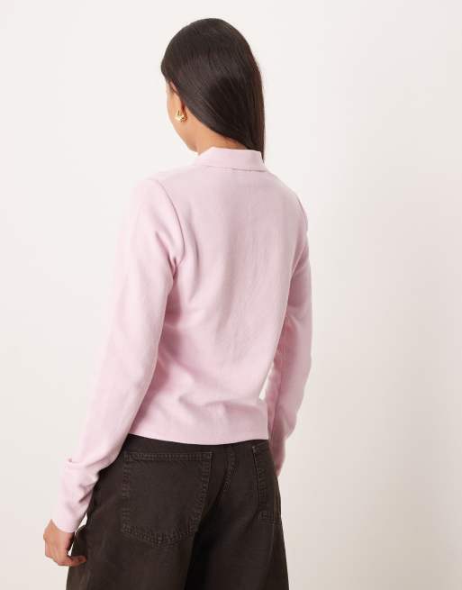 JJXX - Polotop met lange mouwen in lichtroze, 4 van 4