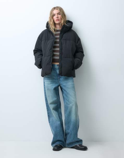 JJXX puffer jacket in black - view 1