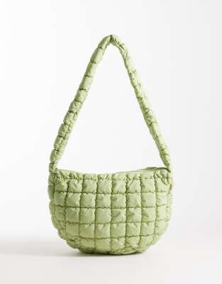 Jjxx Quilted Cross Body Bag In Green