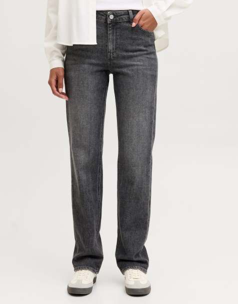 JJXX - Rechte jeans in donkergrijs denim - view 1