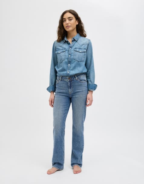 JJXX - Rechte jeans in middenblauw denim - view 1