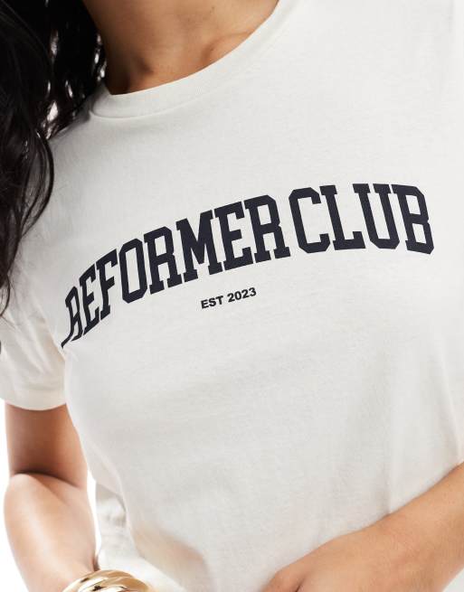 JJXX - Reformer Club - Cremehvid T-shirt, 2 af 4