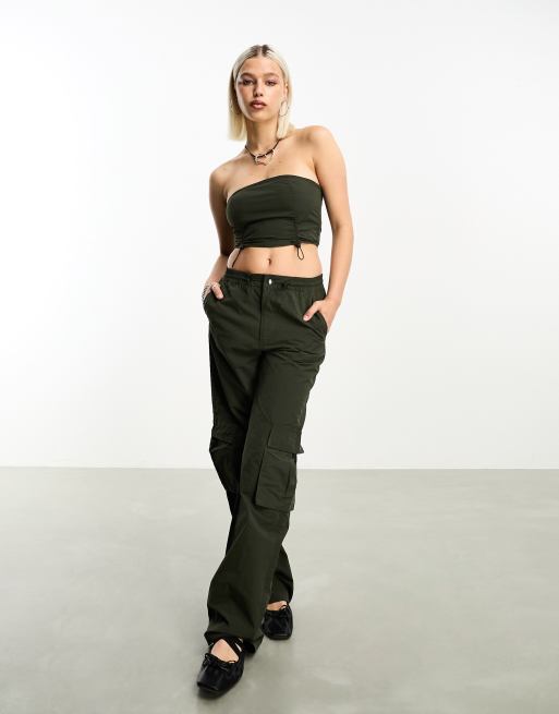 Relaxed Fit Cargo trousers, Dark Green