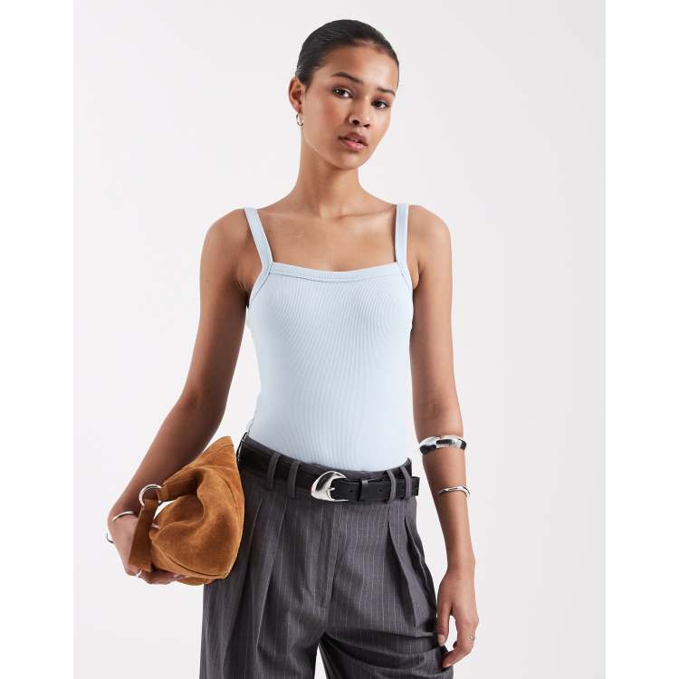 トップス Ribbed Jersey Tank FABIANA FILIPPI Shimmer-Trim Ribbed Jersey Tank Top | Neiman Marcus