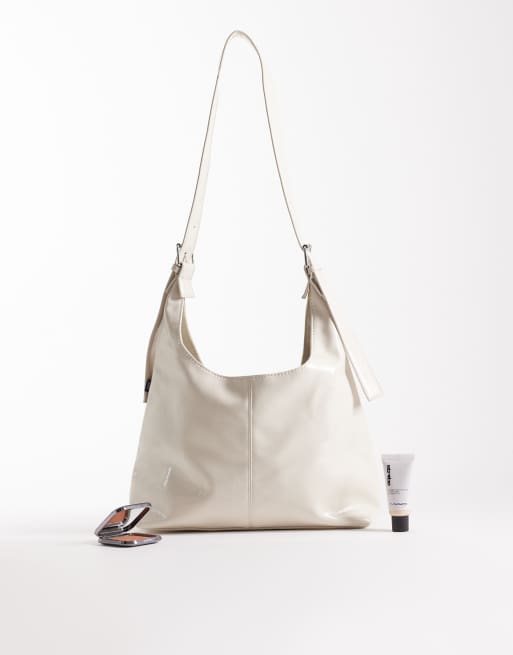 JJXX - Sac porté épaule carré verni - Blanc, 2 de 4