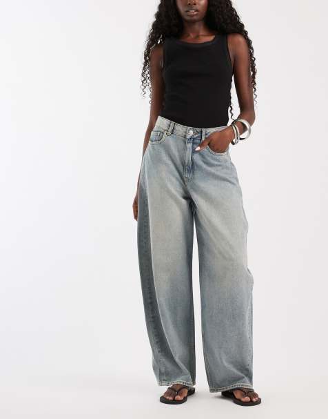 JJXX Sakai baggy barrel jeans in lichtblauw - view 1