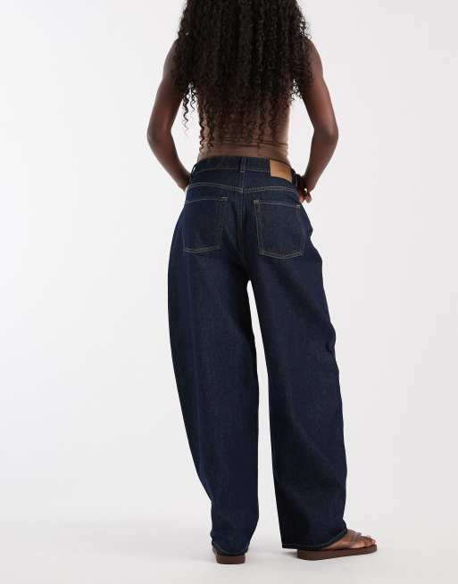 JJXX Sakai jean barrel baggy bleu moyen, 3 de 5