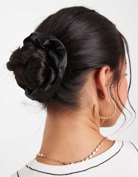 JJXX – Satin-Scrunchie in Schwarz - view 1