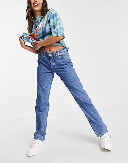 JJXX - Seoul - Jeans met rechte pijpen van denim in medium blauw