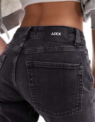 Jjxx Seoul Straight Fit Jeans In Black