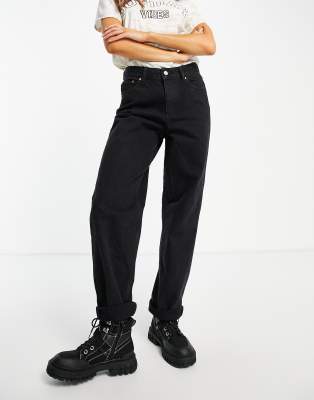 JJXX - Seville - Dad-Jeans in Schwarz