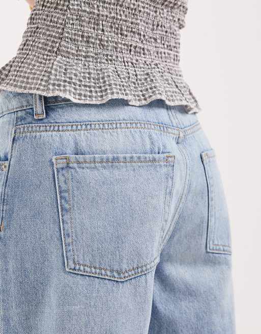 JJXX Seville denim shorts in mid blue, 4 of 5