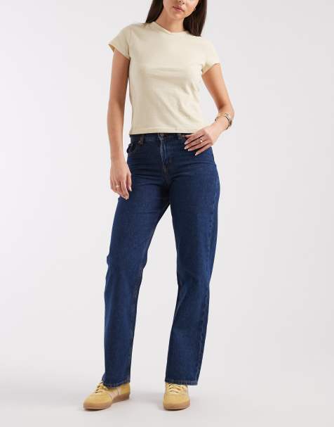 JJXX – Seville – Lockere Jeans in Dunkelblau - view 1