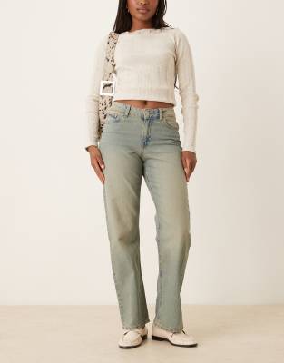 JJXX - Seville - Lockere Jeans in mittlerer Waschung mit mittelhohem Bund-Blau