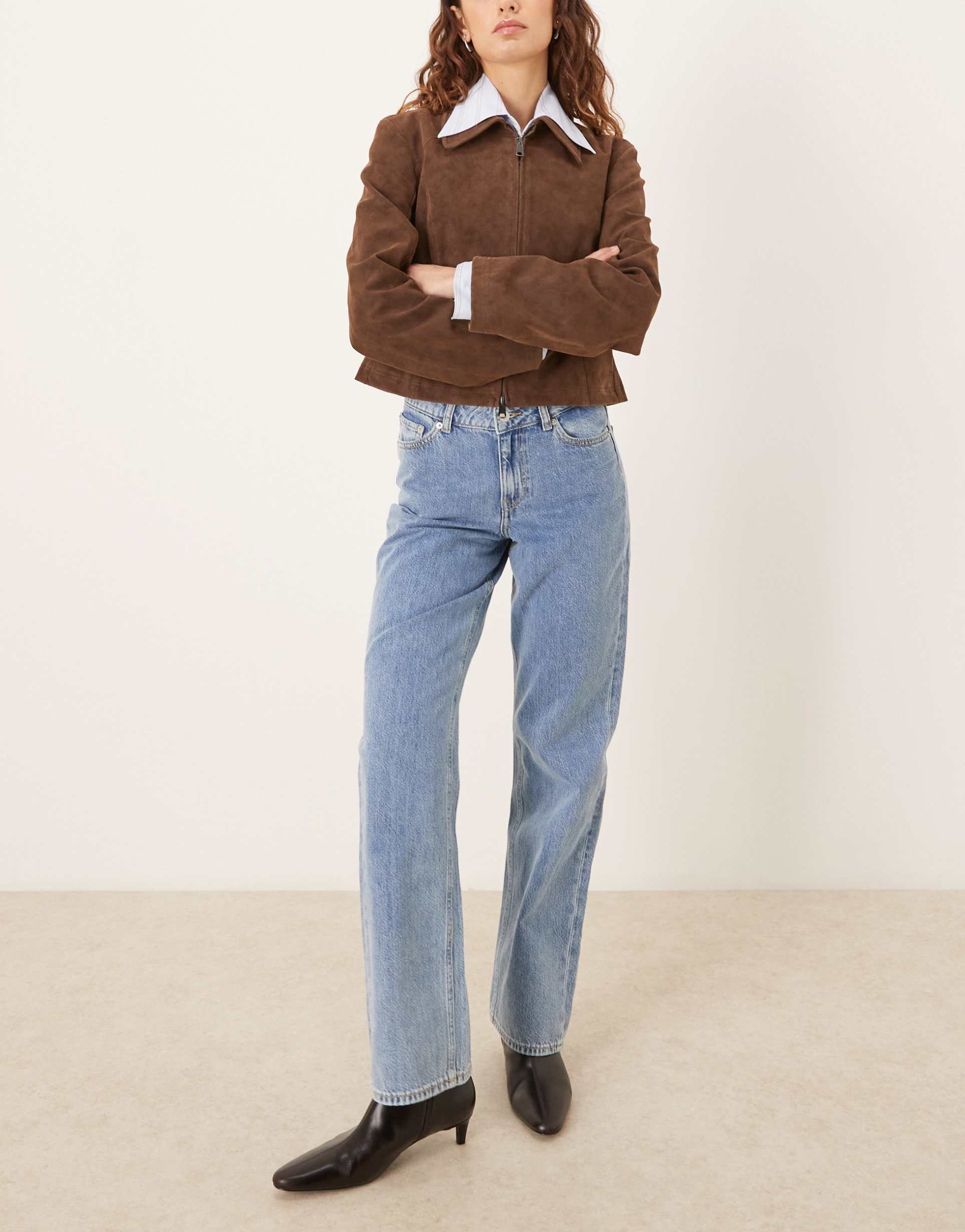 jjxx seville loose jeans in light blue