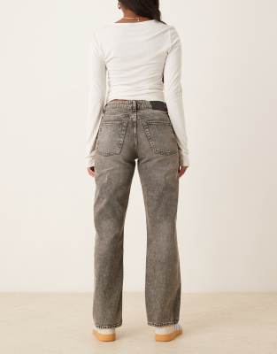 Jjxx Seville Loose Mid Rise Jeans In Gray