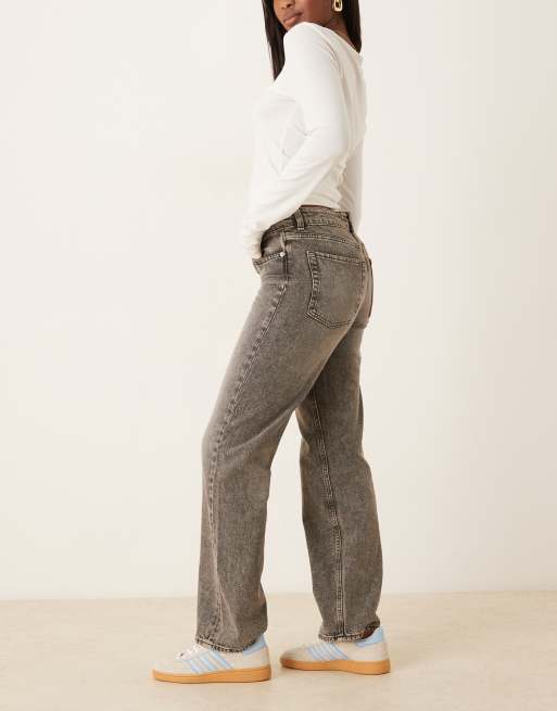 JJXX Seville loose mid rise jeans in grey, 3 of 5