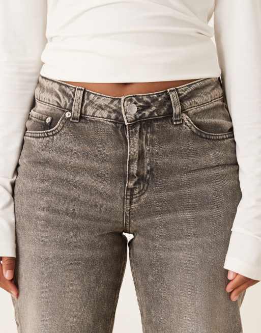 JJXX Seville loose mid rise jeans in grey, 5 of 5