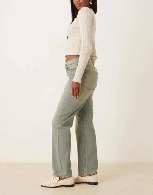 JJXX Seville loose mid rise jeans in mid wash , 3 of 5