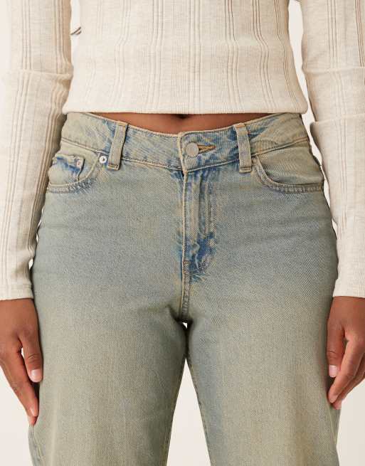 JJXX Seville loose mid rise jeans in mid wash , 5 of 5
