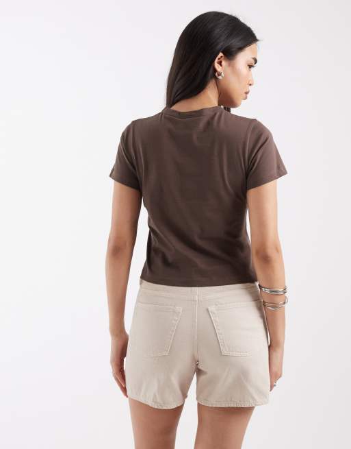 JJXX - Seville - Losse denim short in beige, 5 van 5