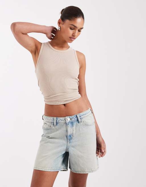 JJXX - Seville - Vintage-mellemblå denimshorts