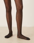 [JJXX] JJXX sheer tights with polka dots in black M-L Black