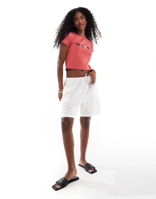 JJXX – Shorts aus Leinenmix in Weiß, 2 von 5