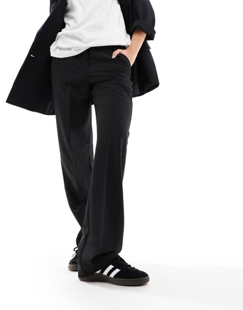 JJXX slim black straight leg trouser in black - view 1