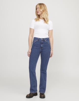 JJXX - Slim-Fit-Jeans aus Denim in Dunkelblau