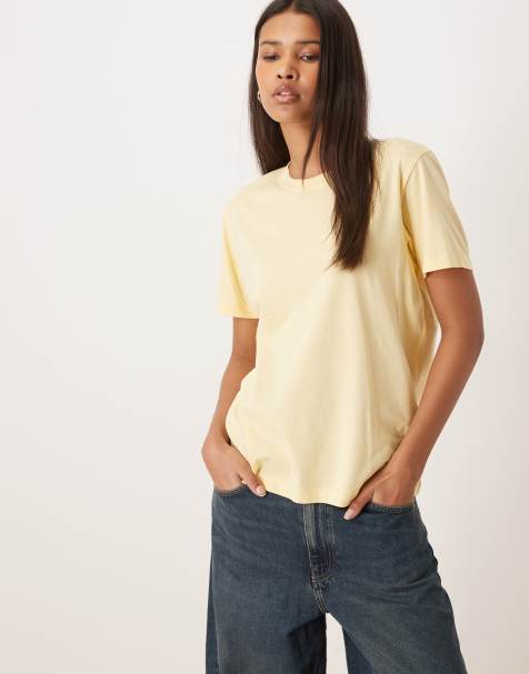 JJXX - Smørgul T-shirt med rund hals - view 1