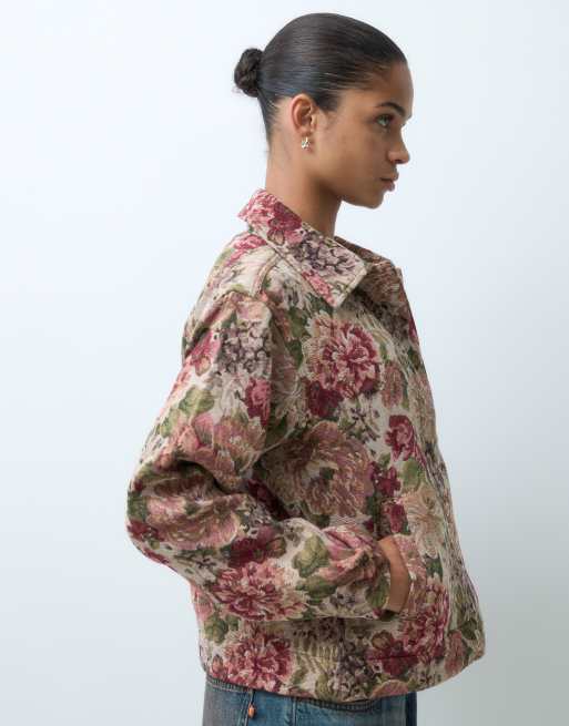 JJXX sobracamisa jacquard con estampado floral, 5 de 5