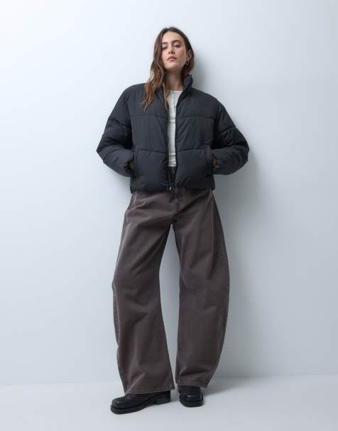 JJXX Steppjacke mit hohem Kragen in Schwarz - view 1