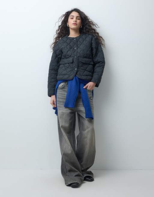 JJXX Steppjacke mit Rautenstepp in Schwarz, 4 von 4