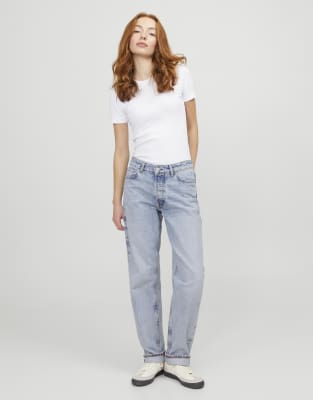 JJXX JJXX Straight fit jeans in light blue denim