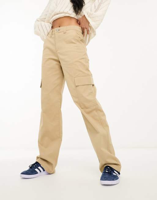 JJXX straight leg cargo pants in beige