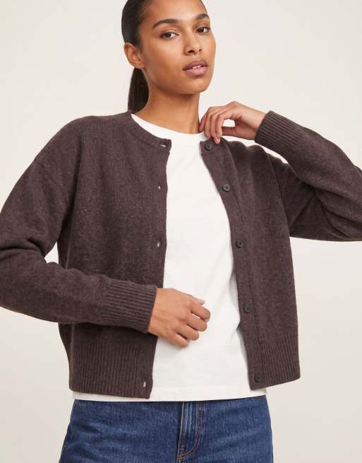JJXX Strickcardigan in Dunkelbraun, 6 von 7