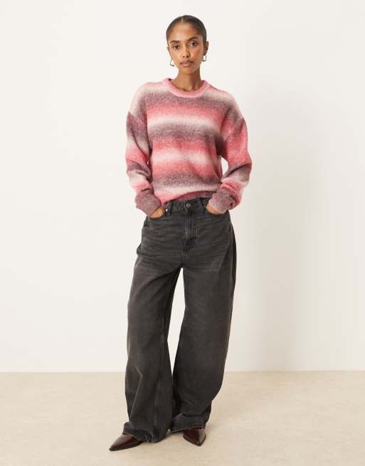 JJXX – Strickpullover in Rosa mit Farbverlauf, 4 von 4