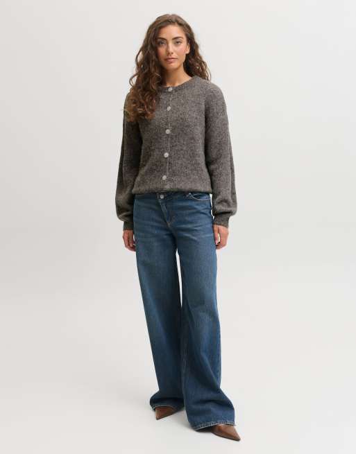 JJXX Strikket cardigan i driftwood, 3 af 7