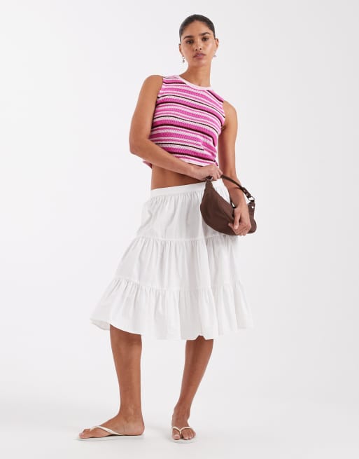 JJXX - Strikket top med pink striber, 3 af 4