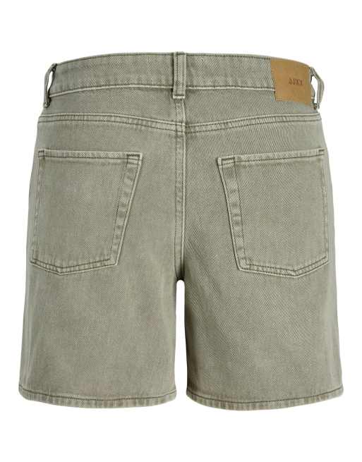JJXX - Støvede olivengrønne denimshorts, 7 af 7