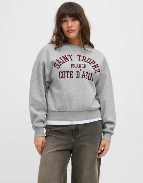 JJXX - Sweat - Gris clair chiné - view 1