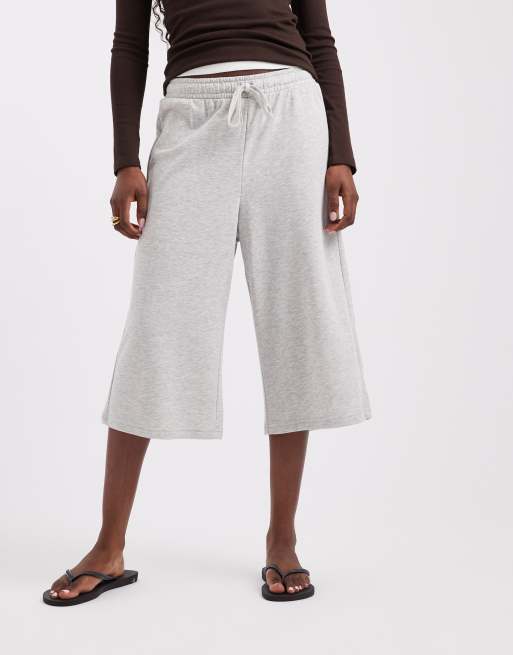 JJXX sweat jorts i ljusgrå melange, 2 av 5