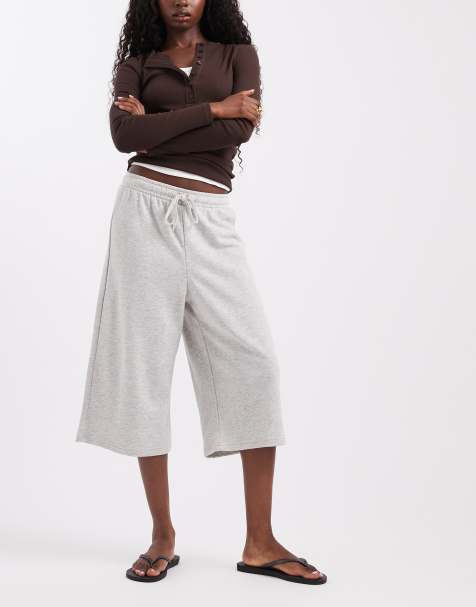 JJXX sweat jorts i lysegrå melange - view 1