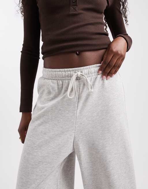 JJXX sweat jorts in light grey melange, 3 of 5